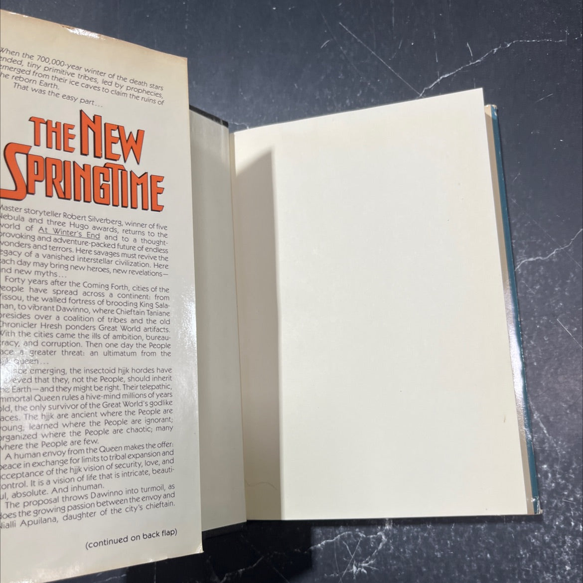 the new springtime book, by robert silverberg, 1990 Hardcover image 4