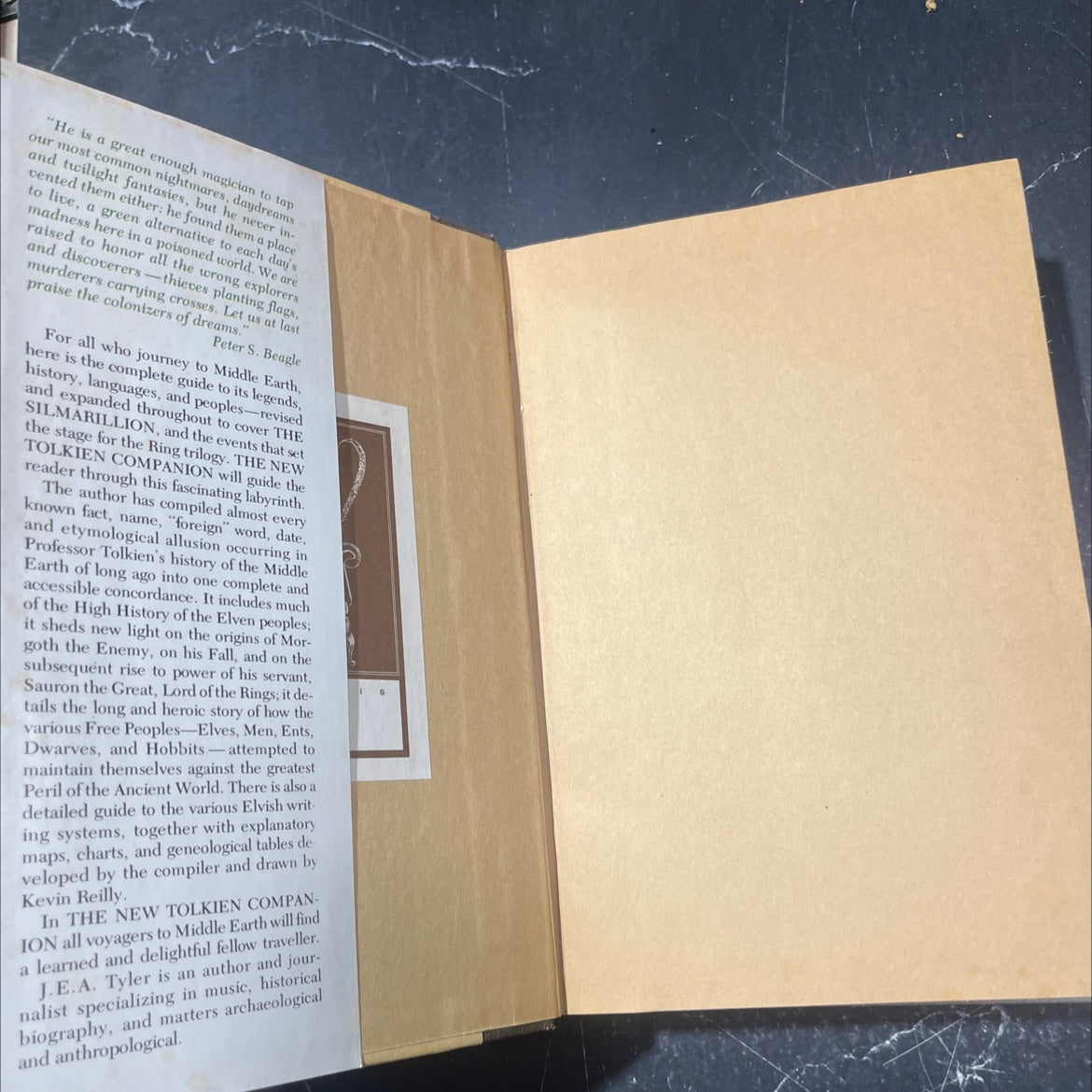 the new tolkien companion book, by J.E.A. Tyler, 1979 Hardcover image 4