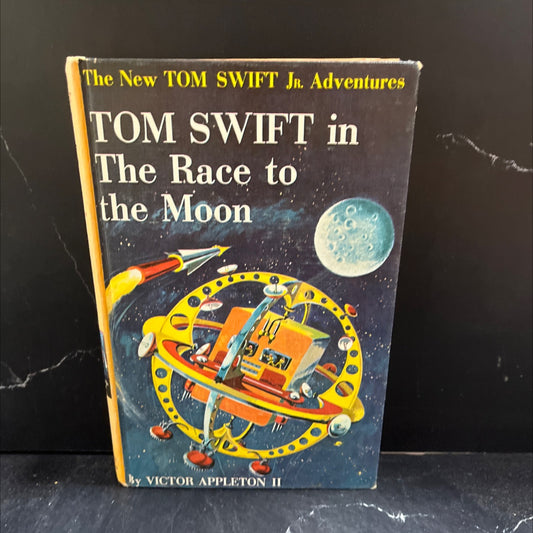 the new tom swift jr. adventures tom swift in the race to the moon book, by victor appleton ii, 1958 Hardcover image 1