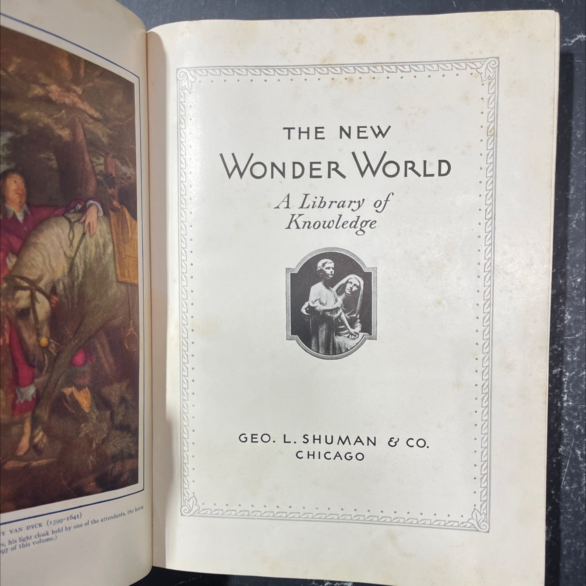 the new wonder world book, by geo. l. shuman & co., 1934 Hardcover image 2