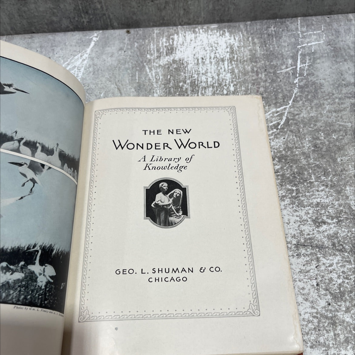 the new wonder world book, by geo. l. shuman & co., 1944 Hardcover image 2