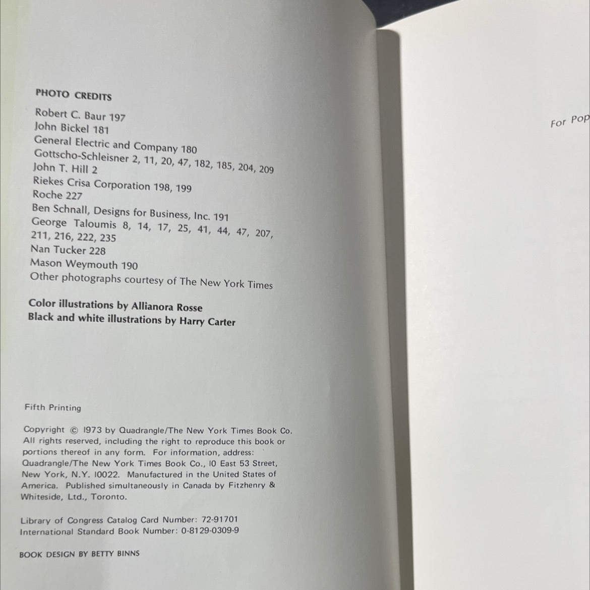 the new york times book of house plants book, by joan lee faust, 1973 Hardcover image 3