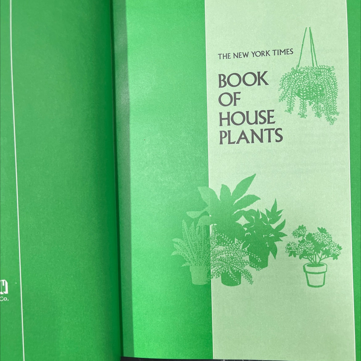 the new york times book of house plants book, by unknown, 1973 Hardcover image 2