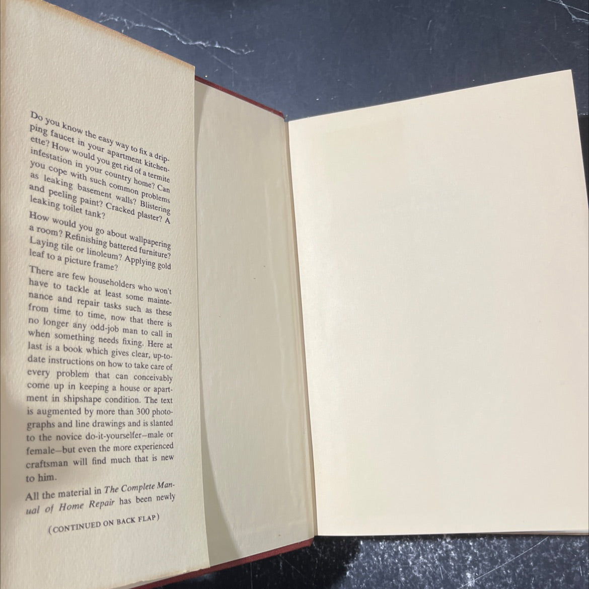 the new york times complete manual of home repair book, by bernard gladstone, 1966 Hardcover image 4
