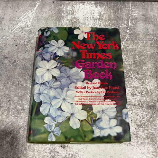 the new york times garden book book, by joan lee faust, 1974 Hardcover image 1