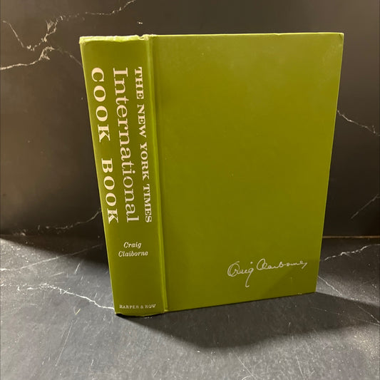 the new york times international cook book book, by craig claiborne, 1971 Hardcover image 1