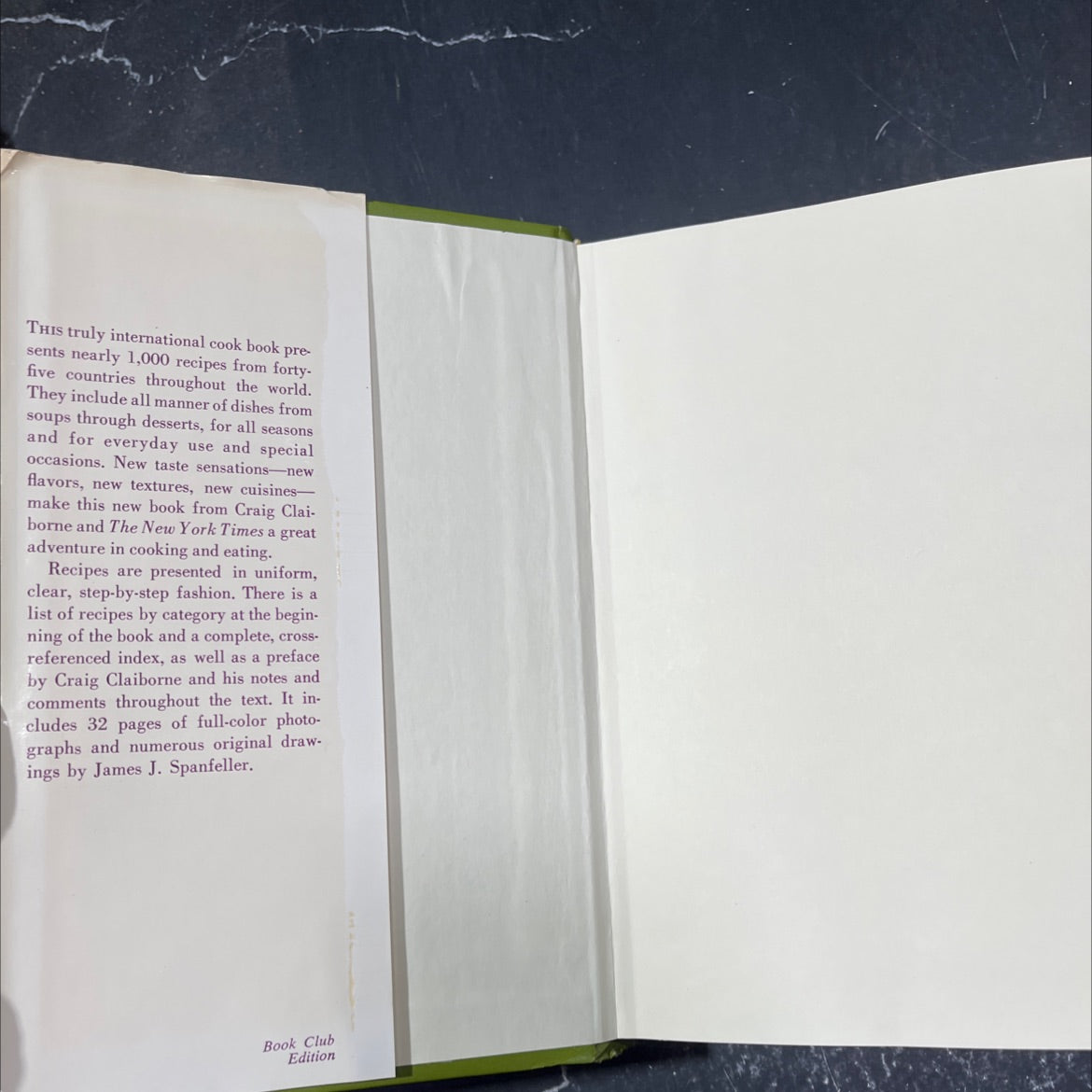 the new york times international cook book book, by craig claiborne, 1971 Hardcover image 4