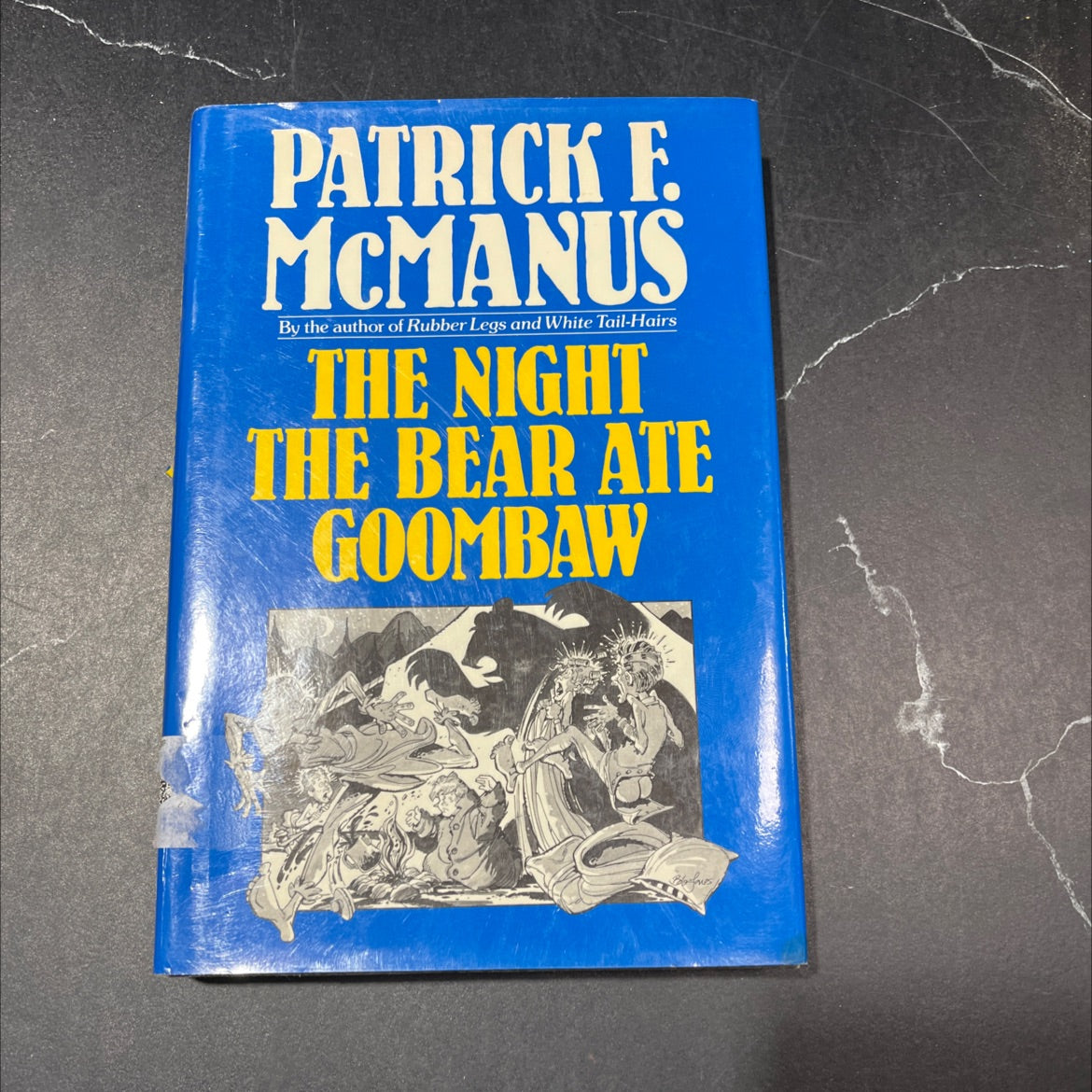 the night the bear ate goombaw book, by Patrick F. McManus, 1989 Hardcover image 1