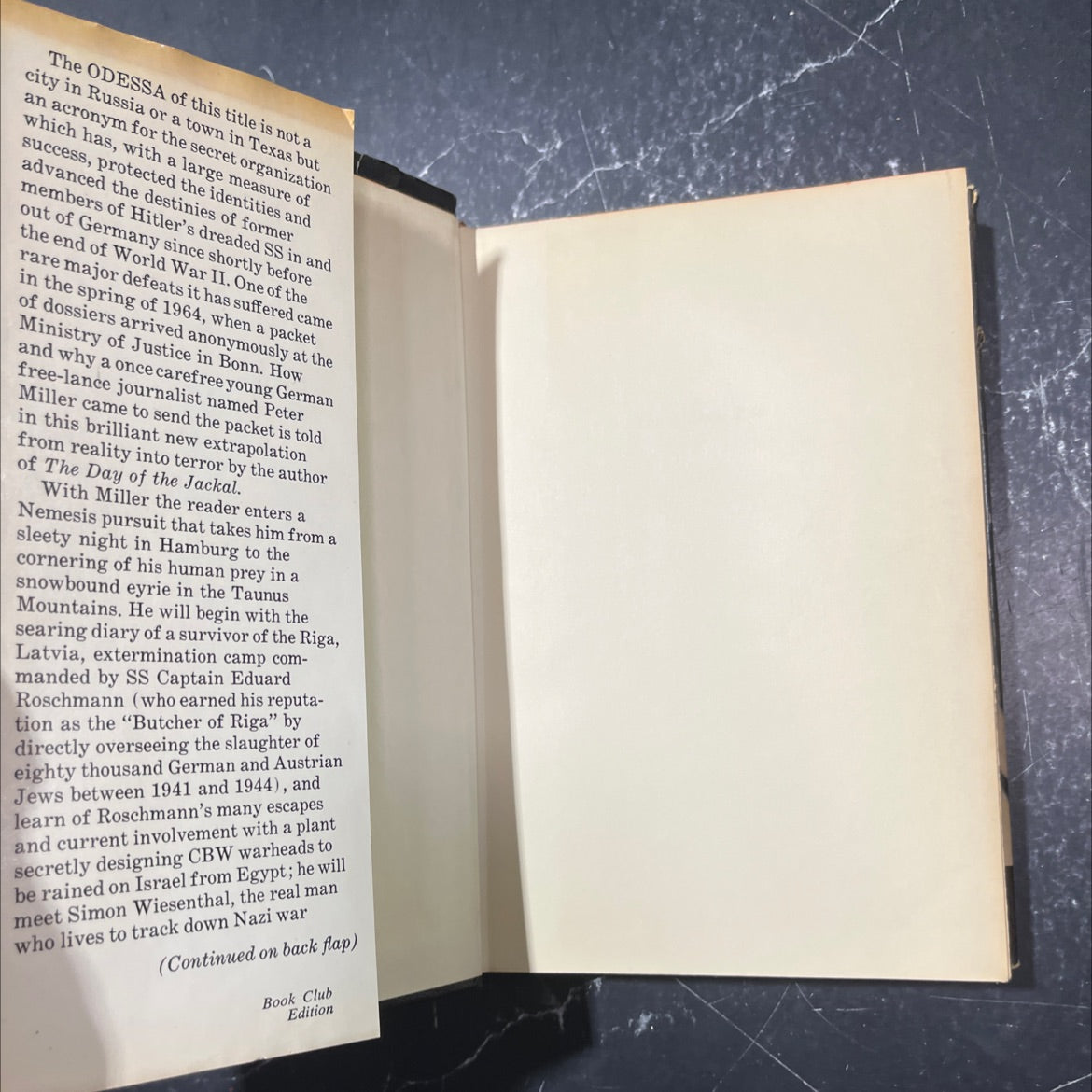 the odessa file book, by frederick forsyth, 1972 Hardcover image 4