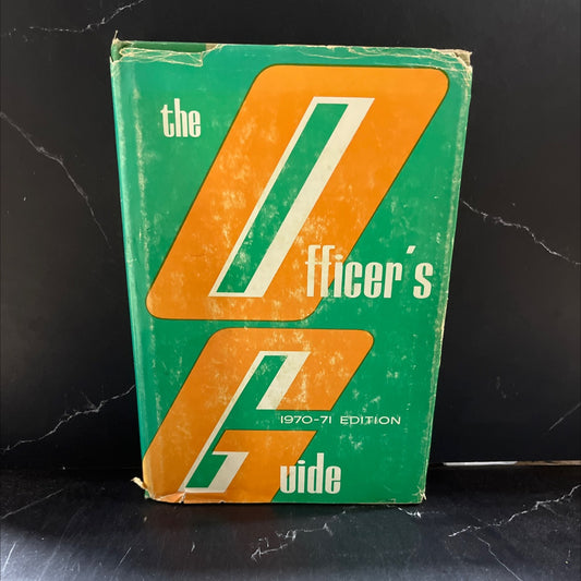 the officer's guide book, by Russel B. Reynolds, 1970 Hardcover image 1