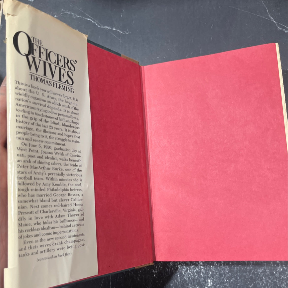 the officers' wives book, by thomas fleming, 1981 Hardcover image 4