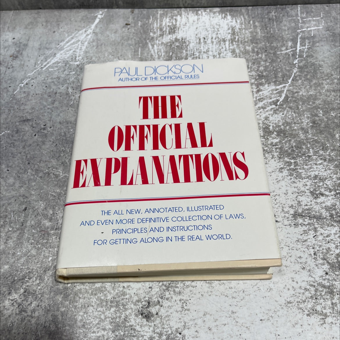 the official explanations book, by Paul Dickson, 1980 Hardcover image 1