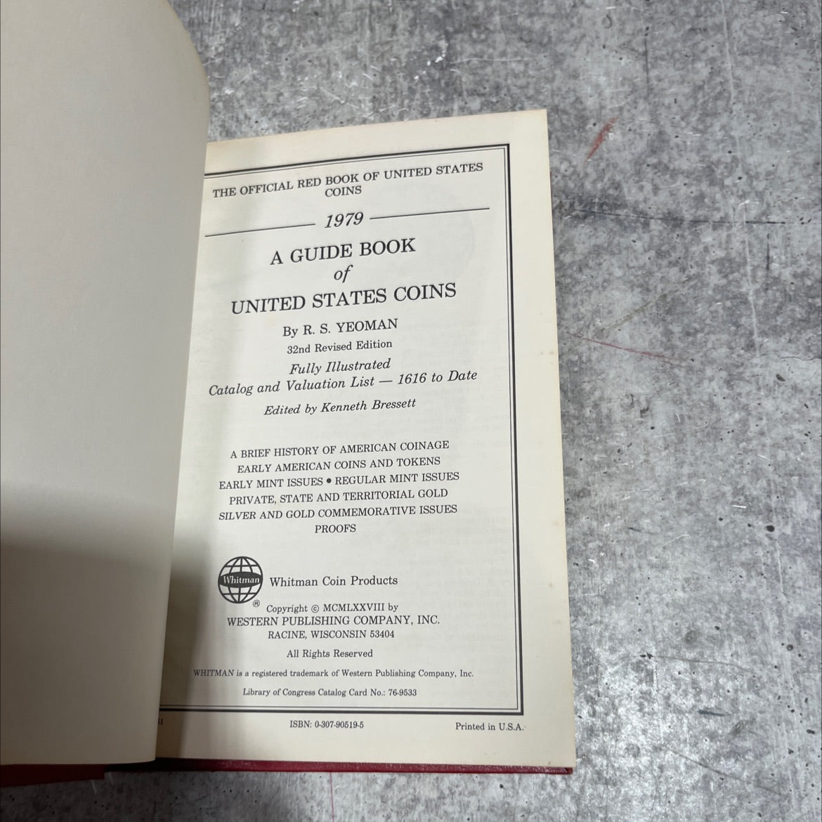 the official red book of united states coins 1979 a guide book of united states coins book, by r. s. yeoman, 1979 image 2