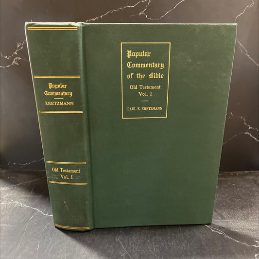 the old testament volume i the historical books of the old testament: genesis to esther book, by paul e. kretzmann, image 1