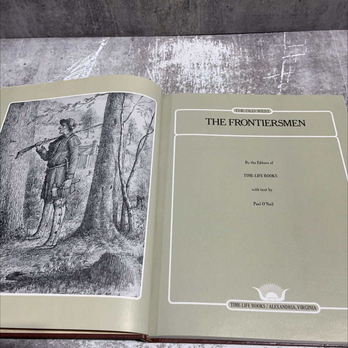 the old west the frontiersmen book, by paul o'neil, 1987 Hardcover image 2