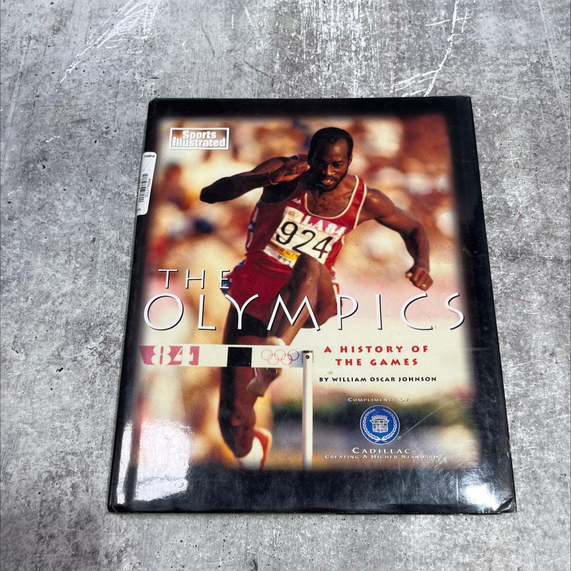 the olympics a history of the games book, by william oscar johnson, 1996 Hardcover image 1