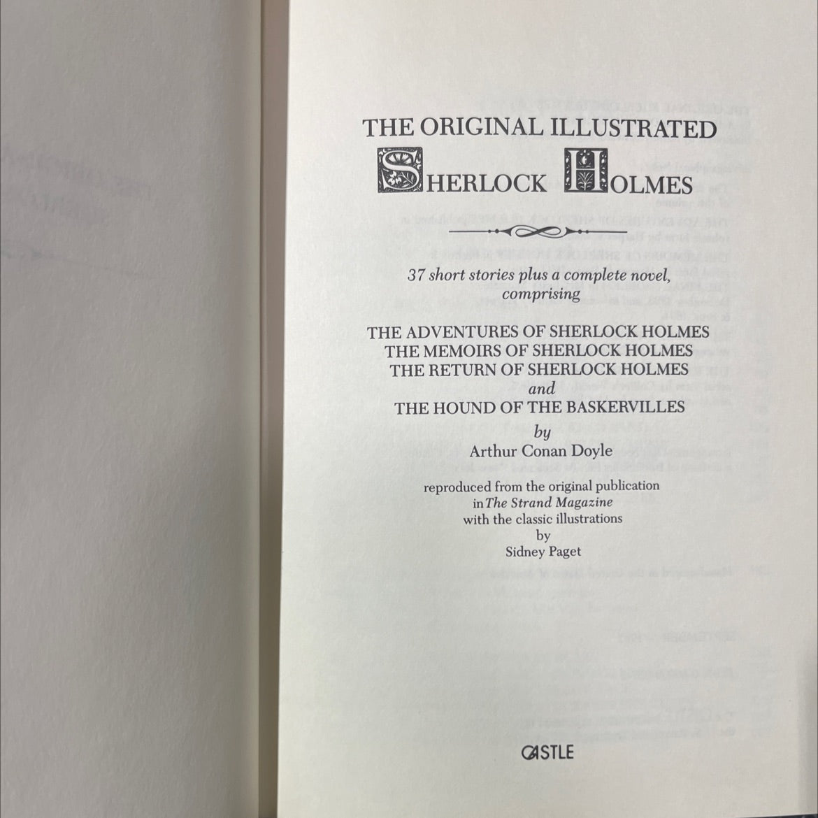 the original illustrated herlock holmes book, by arthur conan doyle, 2002 Hardcover image 2