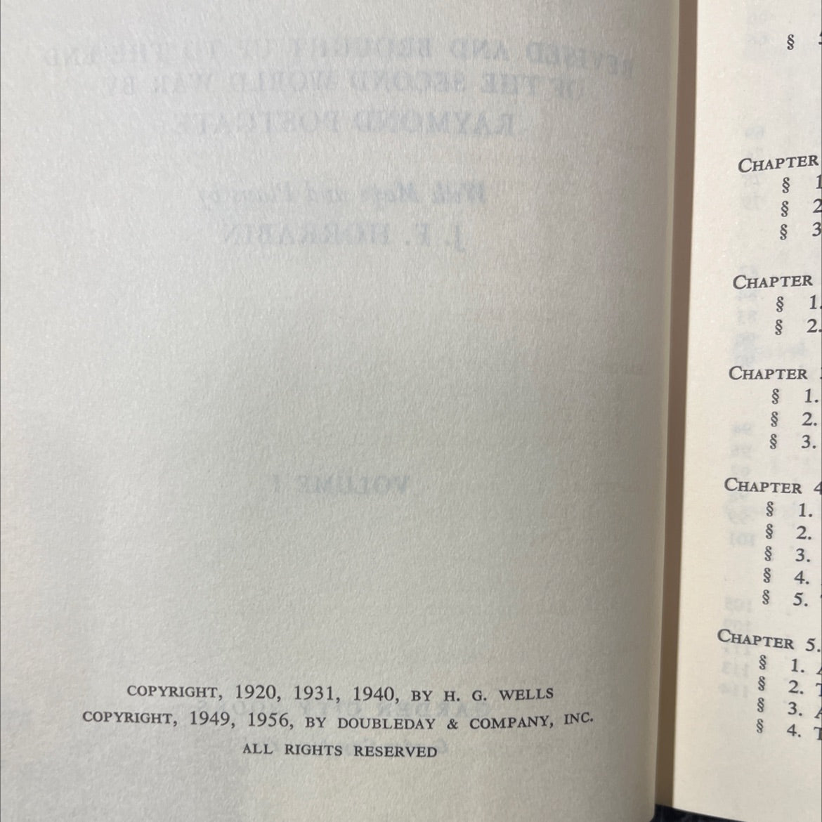 the outline of history being a plain history of life and mankind book, by h. g. wells, 1956 Hardcover image 3