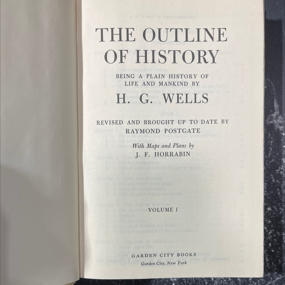 the outline of history being a plain history of life and mankind book, by h. g. wells, 1961 Hardcover image 2