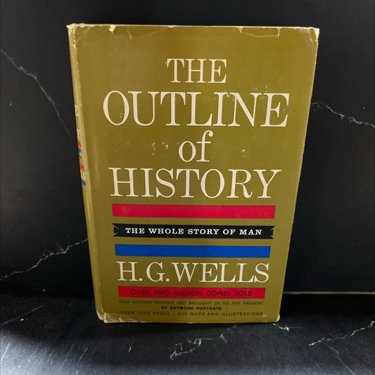 the outline of history being a plain history of life and mankind book, by h. g. wells, 1961 Hardcover image 1