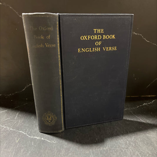 the oxford book of english verse 1250-1918 book, by sir arthur quiller-couch, 1940 Hardcover image 1