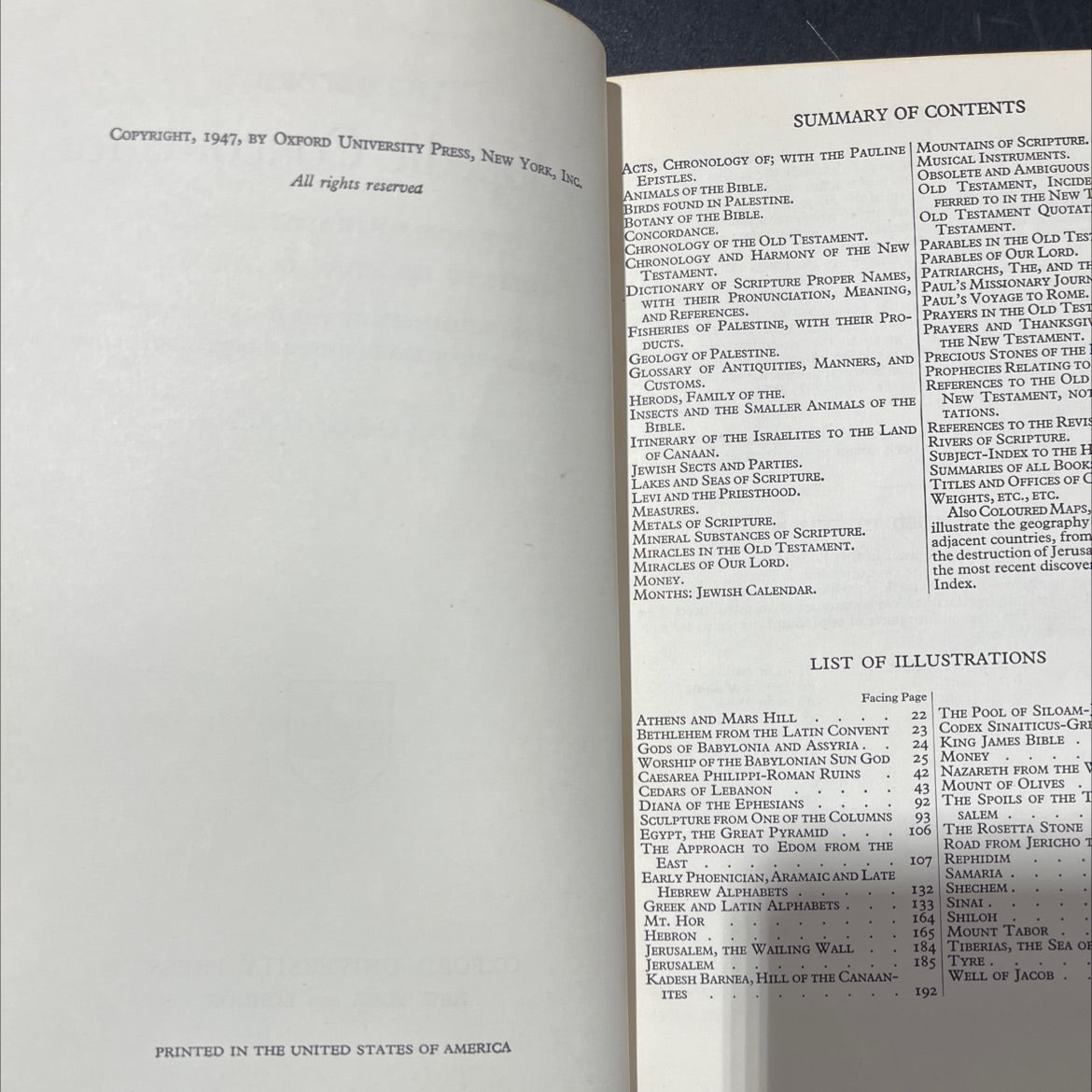 the oxford cyclopedic concordance book, by unknown, 1947 Hardcover image 3