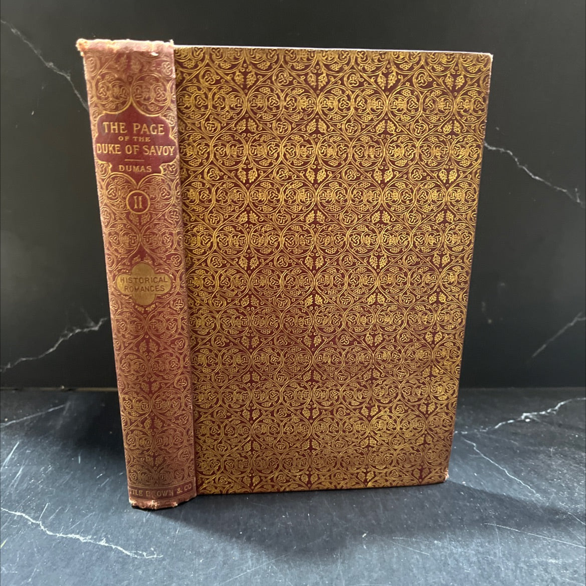 the page of the duke of savoy book, by alexandre dumas, 1892 Hardcover image 1