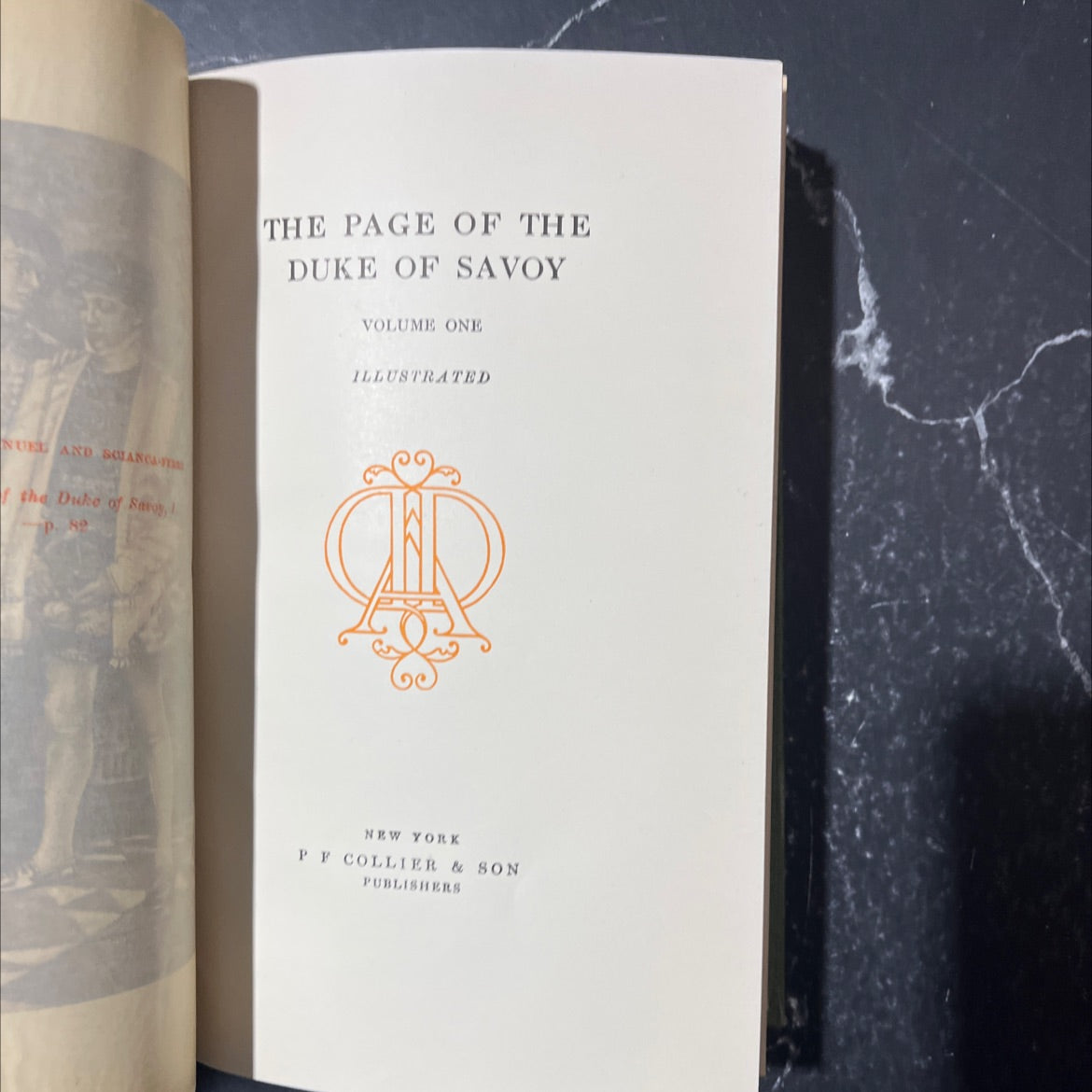 the page of the duke of savoy book, by nuel and squanca, 1910 Hardcover image 2