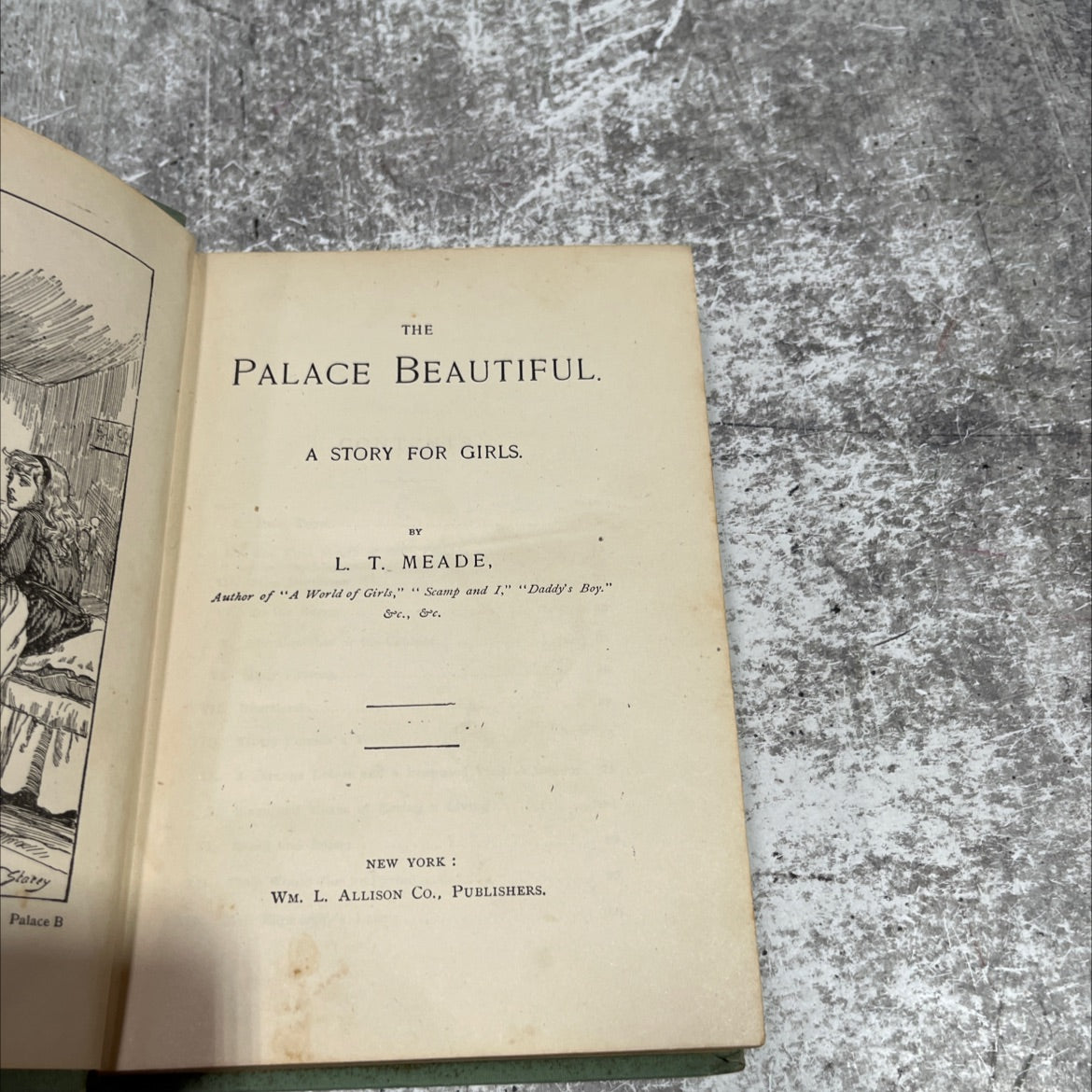 the palace beautiful. a story for girls. book, by l. t. meade, unknown Hardcover image 2
