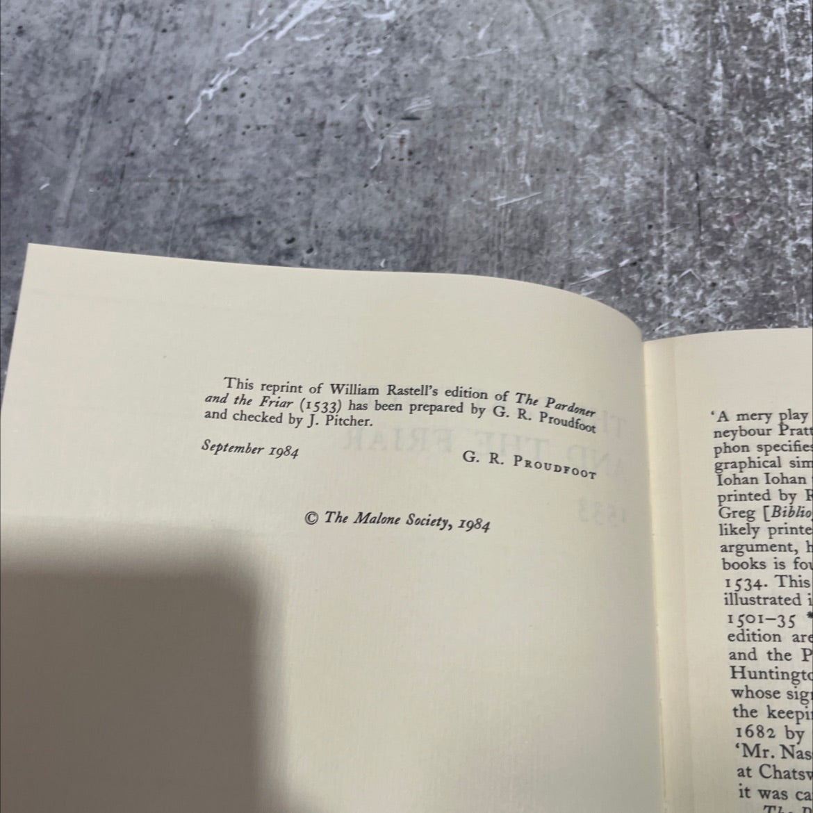 the pardoner and the friar book, by unknown, 1984 Hardcover image 3