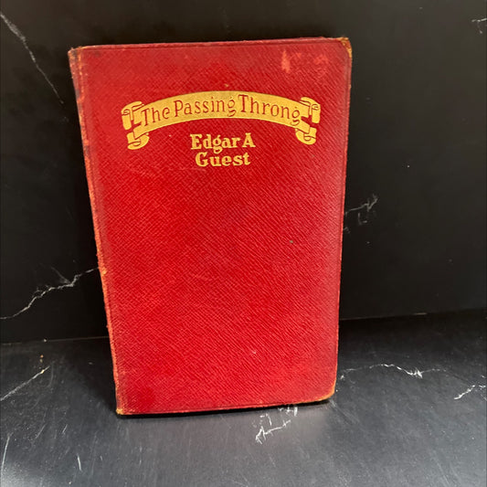 the passing throng book, by edgar a. guest, 1923 Hardcover image 1