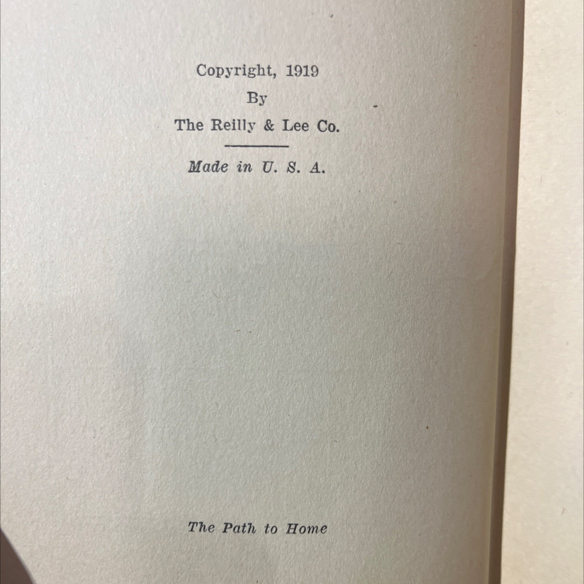 the path to home book, by edgar a. guest, 1919 Hardcover image 3