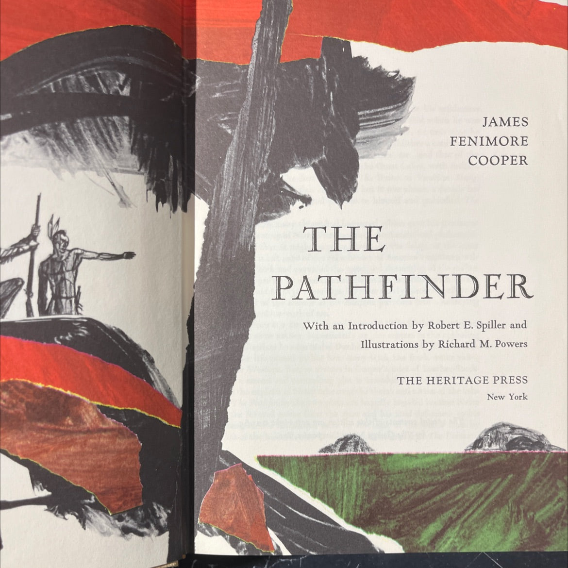 the pathfinder book, by james fenimore cooper, 1965 Hardcover image 2