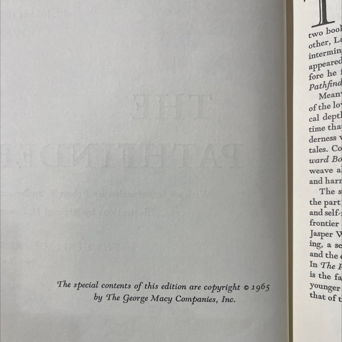 the pathfinder book, by james fenimore cooper, 1965 Hardcover image 3