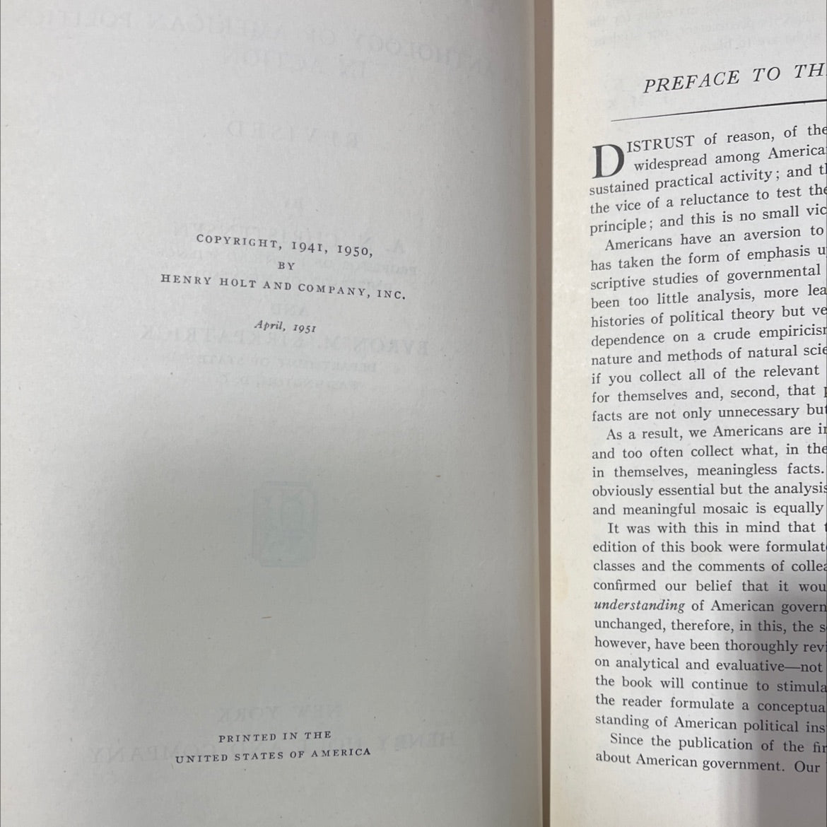 the people, politics, and the politician an anthology of american politics in action book, by a. n. christensen, evron image 3