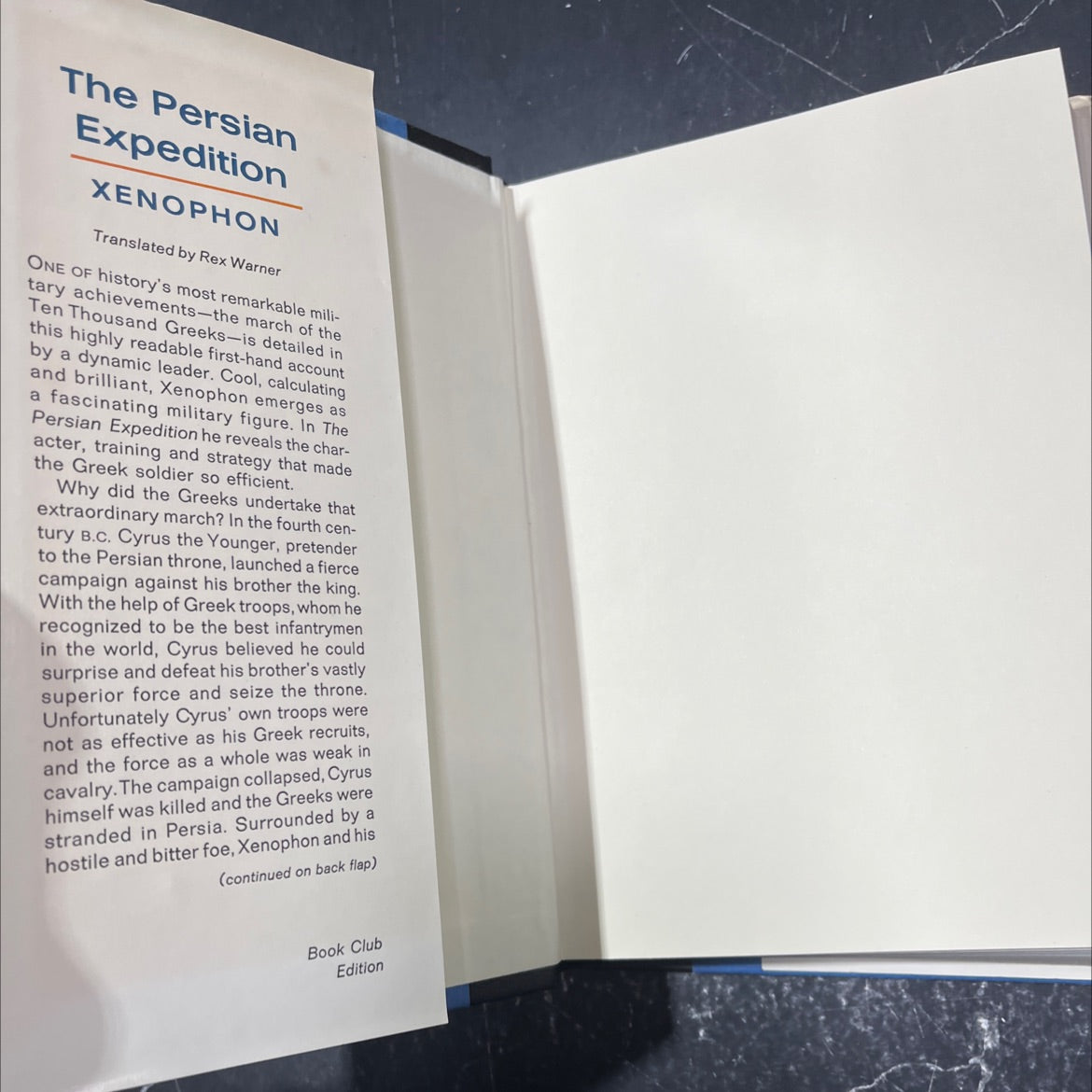 the persian expedition book, by xenophon, 1965 Hardcover image 4
