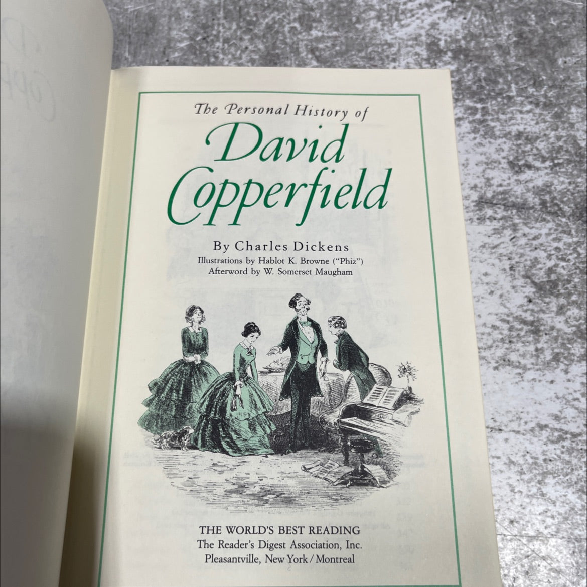 the personal history of david copperfield book, by charles dickens, 1986 Hardcover image 2
