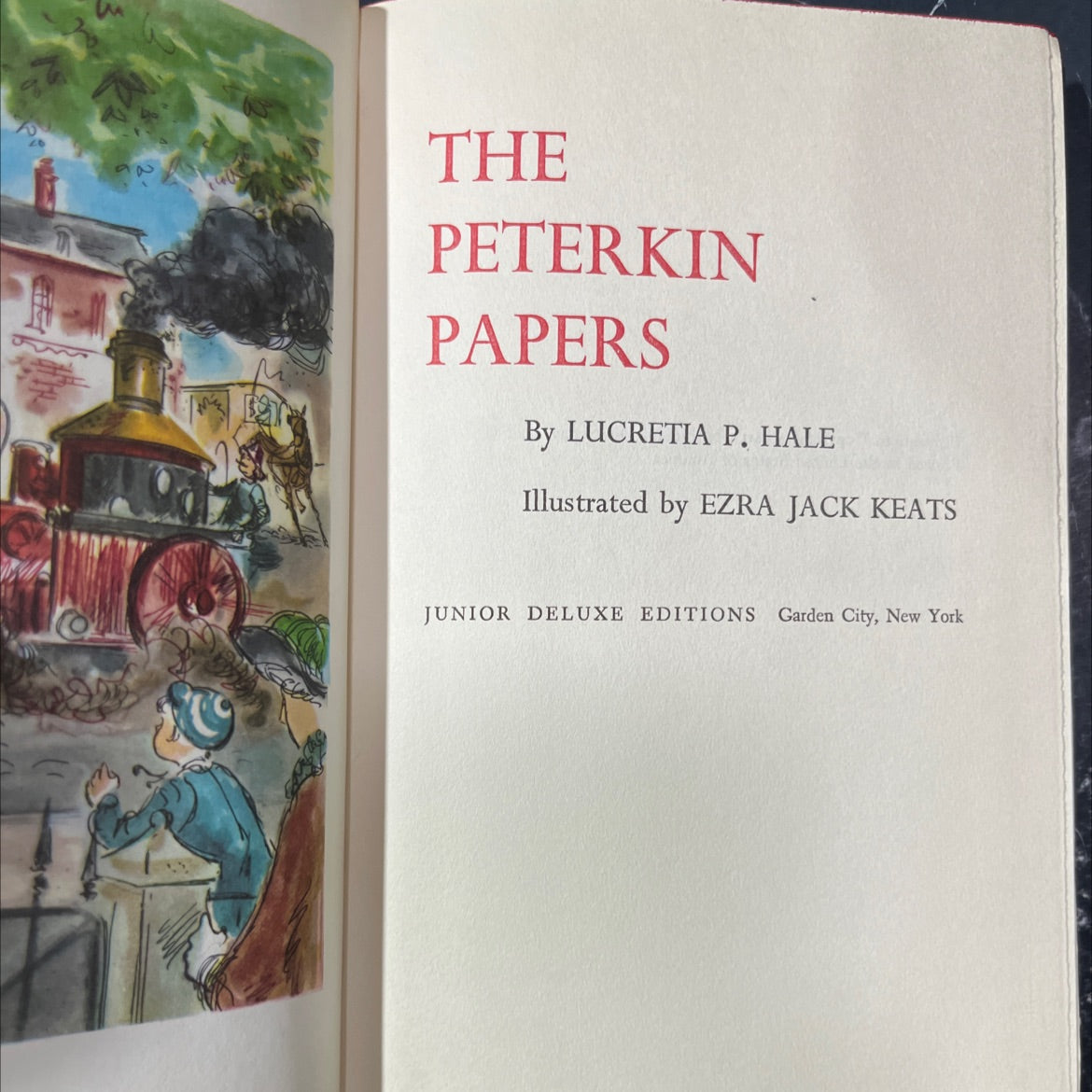 the peterkin papers book, by lucretia p. hale, 1955 Hardcover image 2