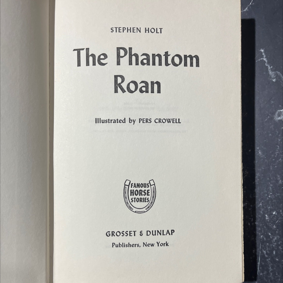 the phantom roan book, by stephen holt, 1949 Hardcover image 2