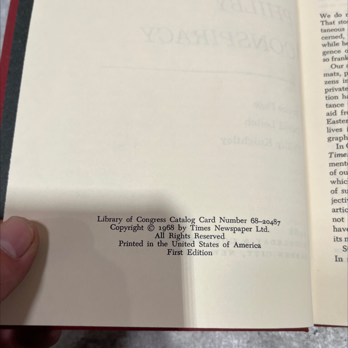 the philby conspiracy book, by bruce page, david leitch, phillip knightley, 1968 Hardcover image 3