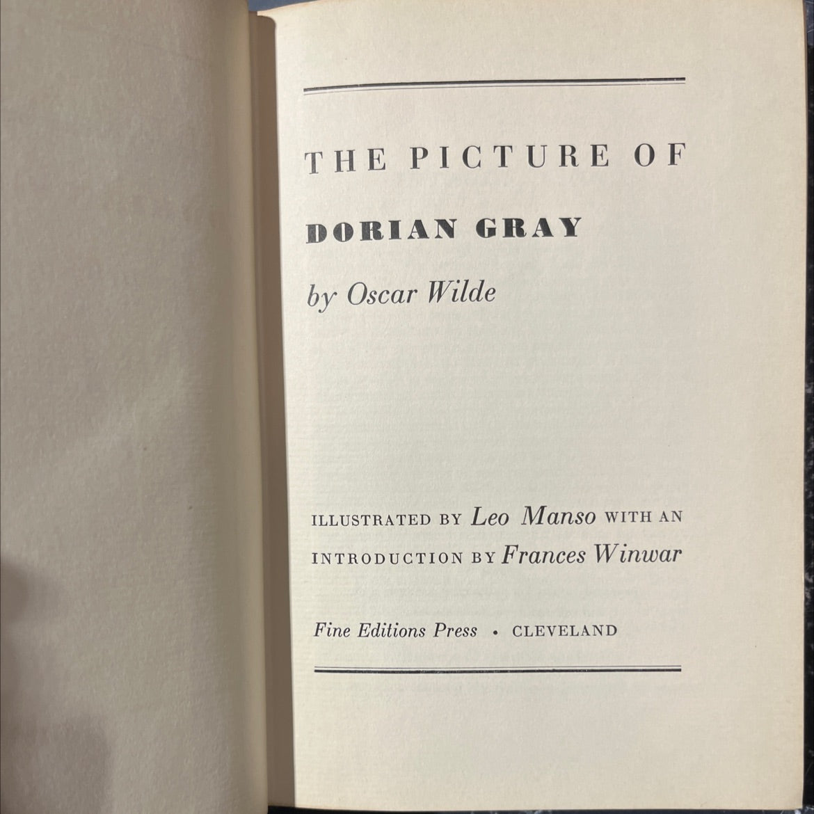 the picture of dorian gray book, by oscar wilde, 1946 Hardcover image 2