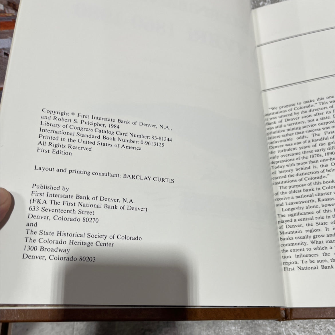 the pioneer first o western bank book, by eugene h. adam, lyle w. dorsett, robert s. pulcipher, 1984 Hardcover image 3