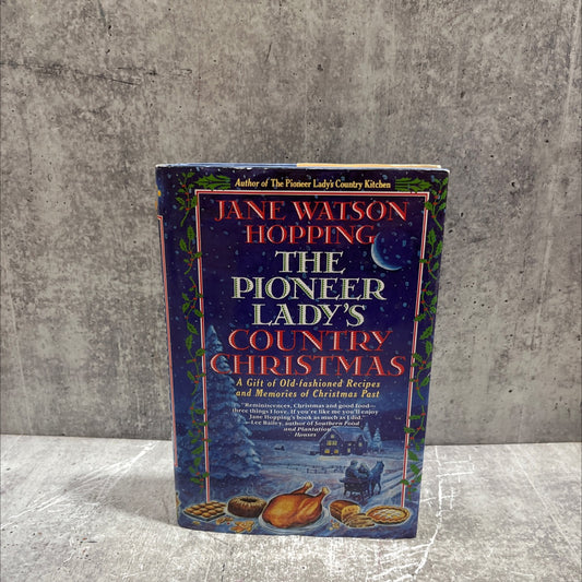 the pioneer lady's country christmas book, by jane watson hopping, 1998 Hardcover image 1