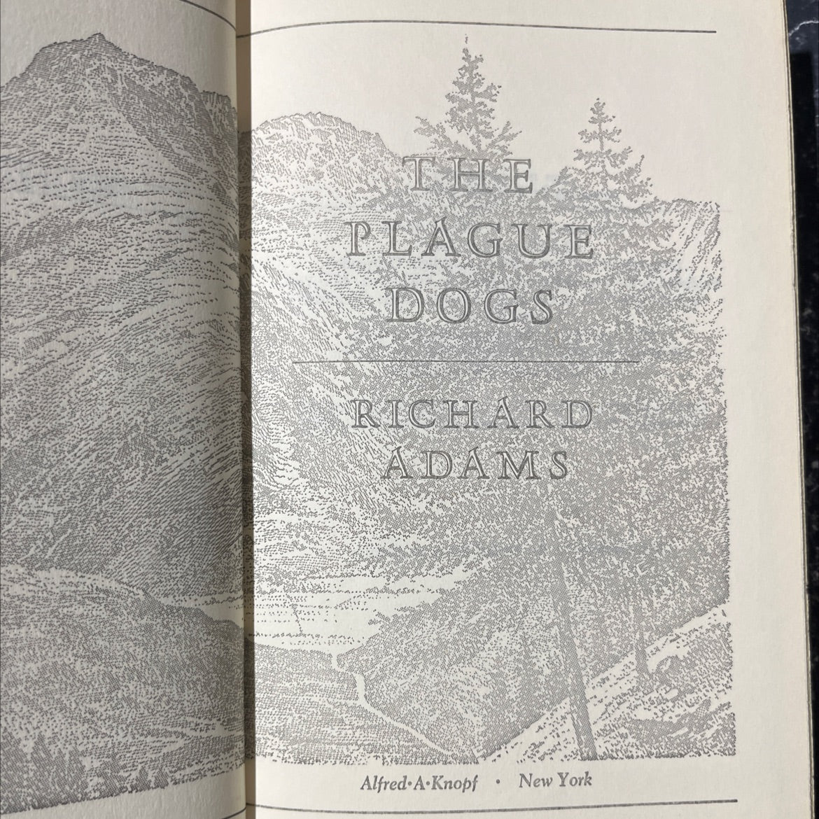 the plague dogs book, by richard adams, 1978 Hardcover image 2