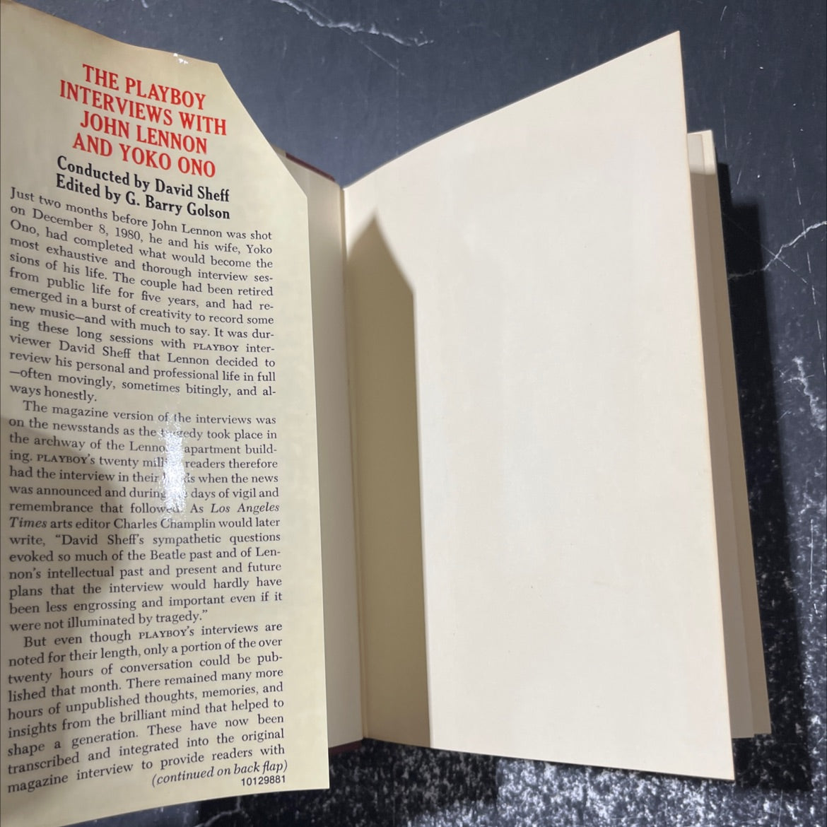 the playboy interviews with john lennon and yoko ono book, by john lennon, yoko ono, 1981 Hardcover image 4