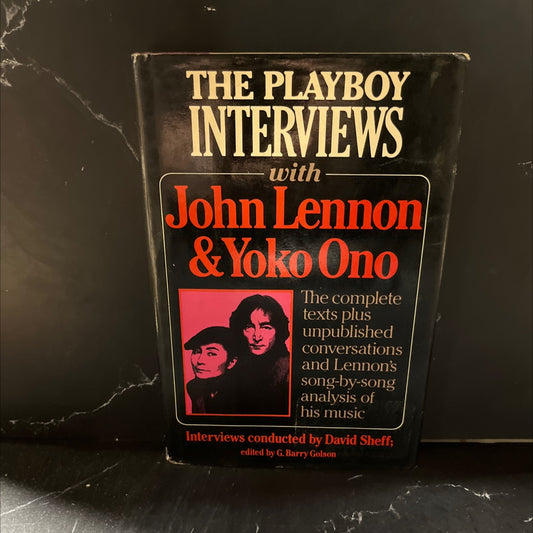 the playboy interviews with john lennon and yoko ono book, by john lennon, yoko ono, 1981 Hardcover image 1