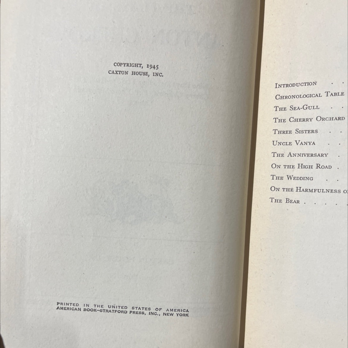 the plays of anton chekhov book, by anton chekhov, 1945 Hardcover image 3