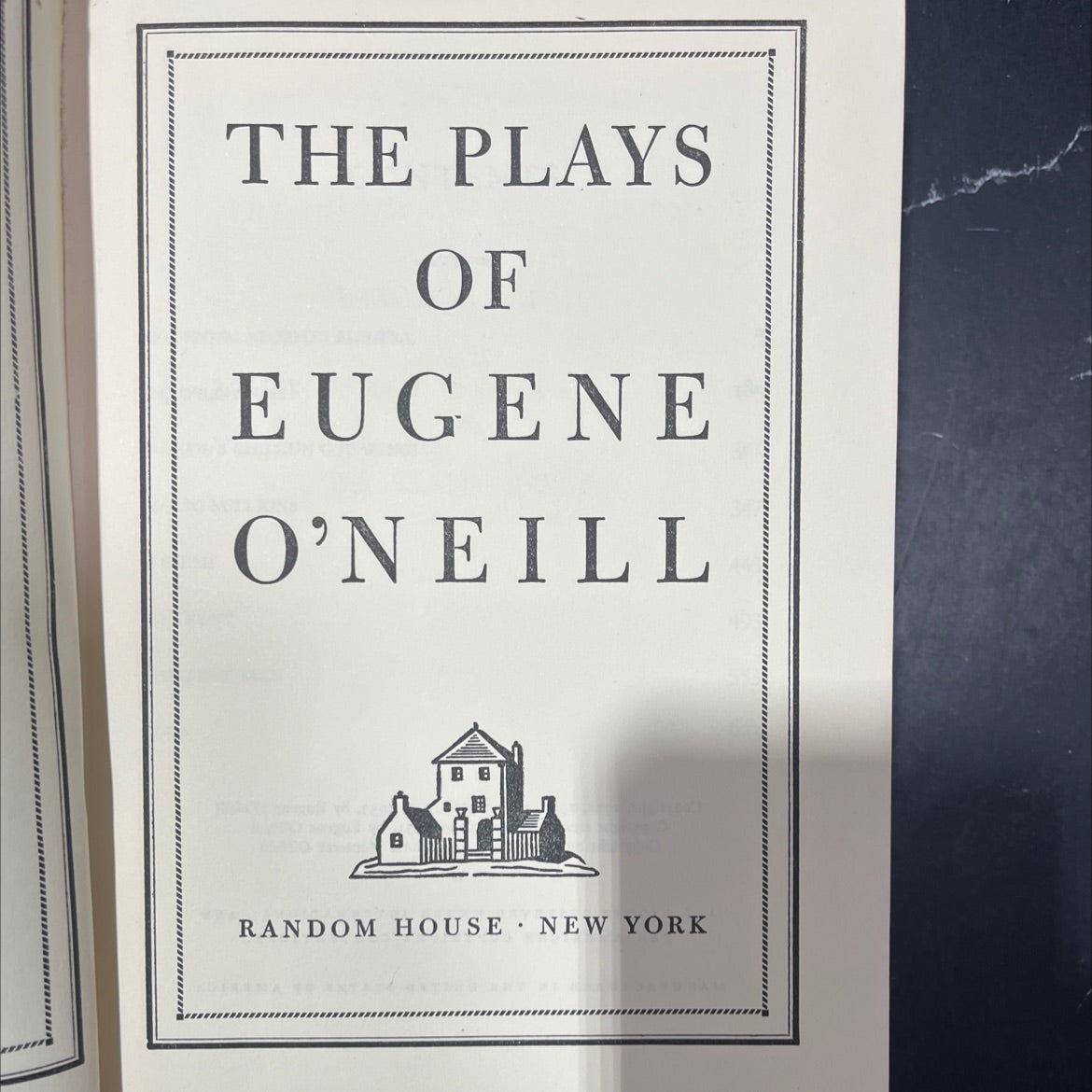 the plays of eugene o'neill book, by eugene o'neill, 1955 Hardcover image 2