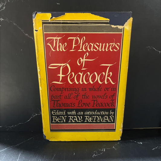 the pleasures of peacock book, by thomas love peacock, 1947 Hardcover image 1