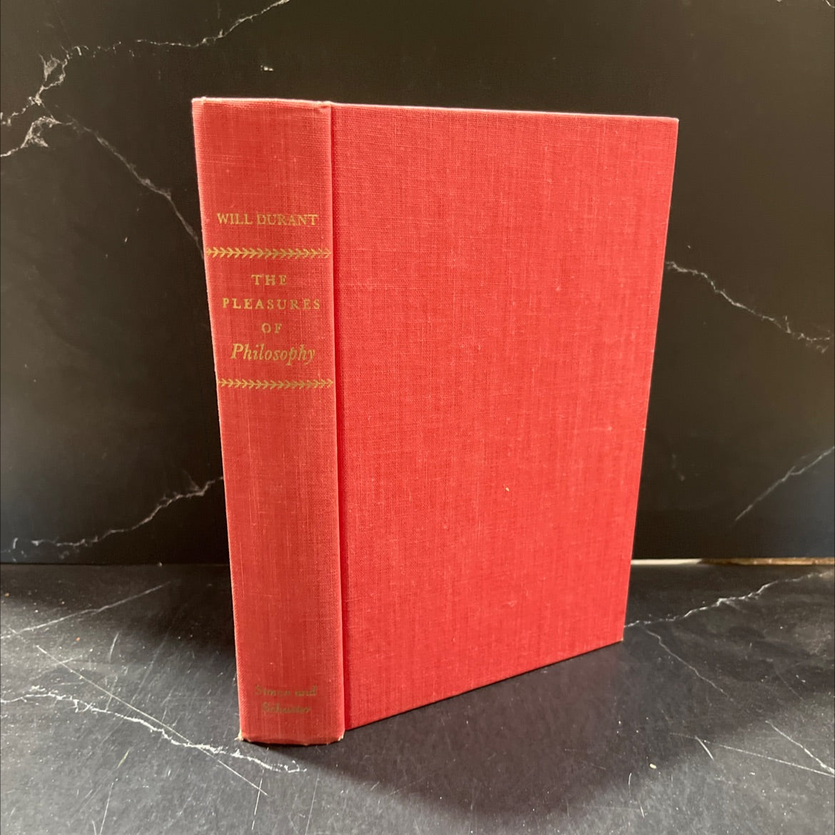 the pleasures of philosophy a survey of human life and destiny book, by will durant, 1953 Hardcover image 1